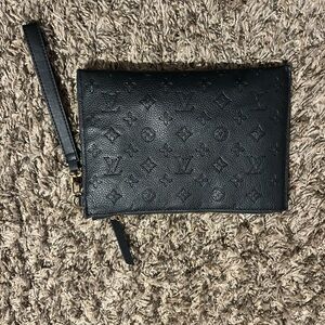 Louis Vuitton Black Monogram Wristlet